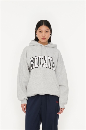 Rotate, Heavy sweat hoodie, Light grey melange